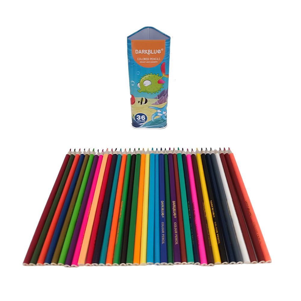 مداد رنگی 36 رنگ DARKBLUE